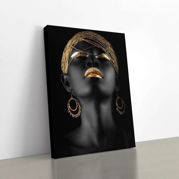 Black & Gold Woman on Sale