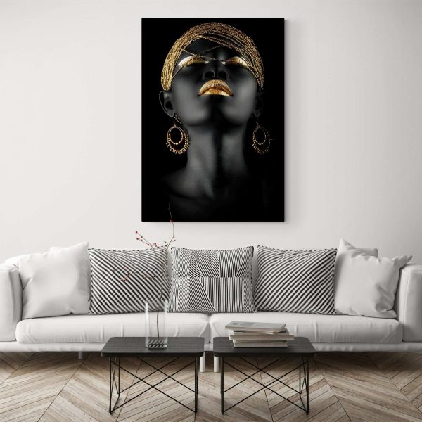 Black & Gold Woman on Sale