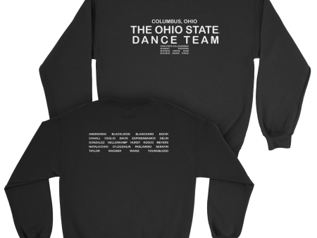 LIMITED RELEASE: The Ohio State Dance Team Crewneck in Black For Sale