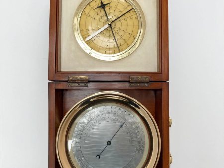 Early Twentieth Century Cased Barocyclonometer or Typhoon Barometer Sale