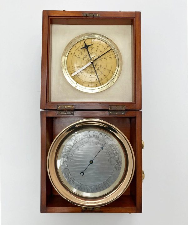 Early Twentieth Century Cased Barocyclonometer or Typhoon Barometer Sale