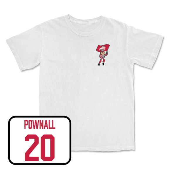 Baseball White Brutus Comfort Colors Tee - Christian Pownall Fashion