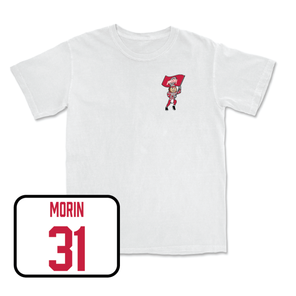 Baseball White Brutus Comfort Colors Tee - Jacob Morin Online Sale