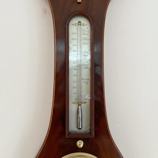 George IV Clock Wheel Barometer for Tarelli of Northampton with Tagliabue Provenance Sale