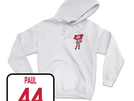 Baseball White Brutus Hoodie - Alonzo Paul For Discount