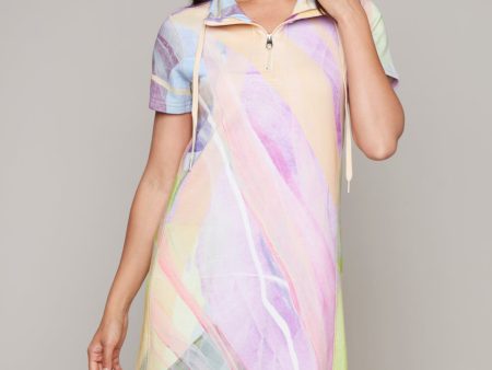 Bird of Paradise pop-over weekender dress with zip detail Online Sale