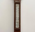 Victorian Carved Oak Admiral Fitzroy Storm Barometer by J Hicks of London For Cheap