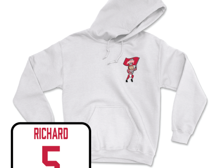 Baseball White Brutus Hoodie - Cj Richard Hot on Sale