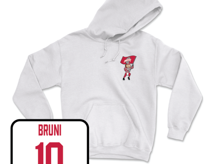 Baseball White Brutus Hoodie - Gavin Bruni Fashion