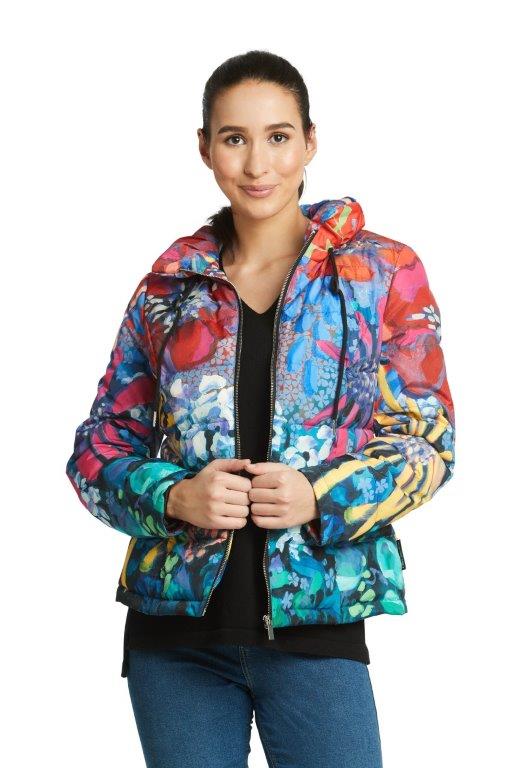 Springtime All Of The Time Zip Front Jacket Online Sale