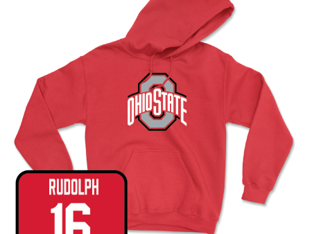 Red Women s Lacrosse Team Hoodie - Audrey Rudolph Sale