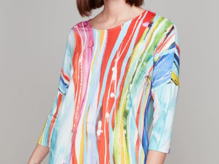 Breezy Curtain 3 4 dolman sleeve top Online now