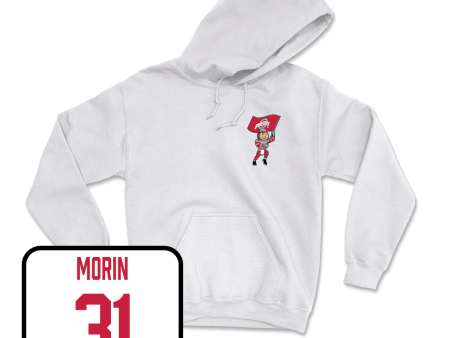 Baseball White Brutus Hoodie - Jacob Morin Fashion