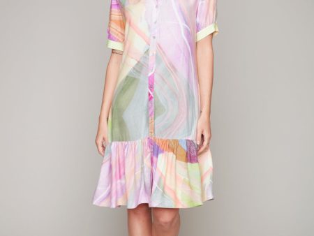 Bird of Paradise short sleeve button-front dress Fashion