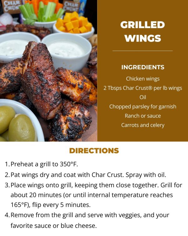 Wings Rub Pack - For Crispy, Flavorful Wings Sale