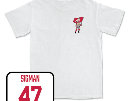 Baseball White Brutus Comfort Colors Tee - Zak Sigman Fashion