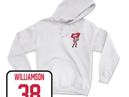 Baseball White Brutus Hoodie - Noah Williamson Cheap