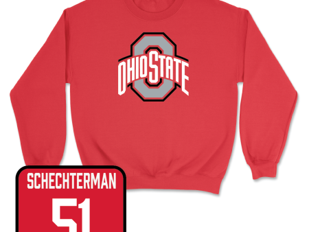 Red Baseball Team Crew - Ben Schechterman Cheap