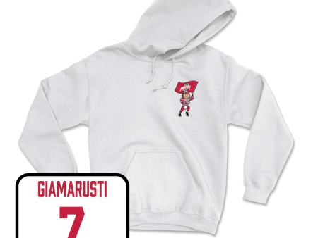 Baseball White Brutus Hoodie - Nick Giamarusti For Discount