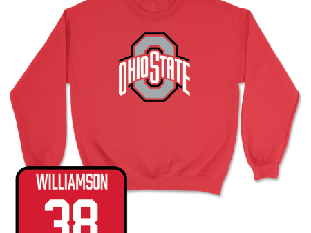 Red Baseball Team Crew - Noah Williamson Hot on Sale