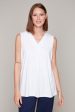 Basics sleeveless solid color top For Cheap