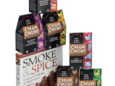 Perfect Gift - 6 Char Crust Dry Rubs + Cookbook Online Hot Sale