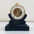 Small Bourdon Aneroid Desk Barometer on Ebonised Stand for Pillischer London Cheap