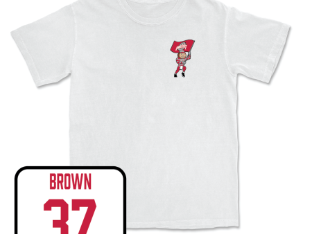 Baseball White Brutus Comfort Colors Tee - Zach Brown For Sale