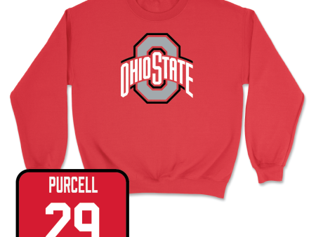 Red Baseball Team Crew - Colin Purcell Hot on Sale