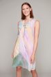 Bird of Paradise sleeveless dress with lace-up detail For Discount