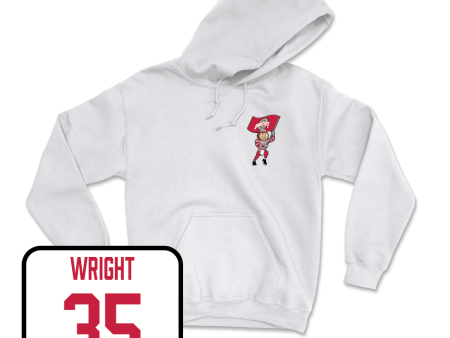 Women s Lacrosse White Brutus Hoodie - Ella Wright on Sale