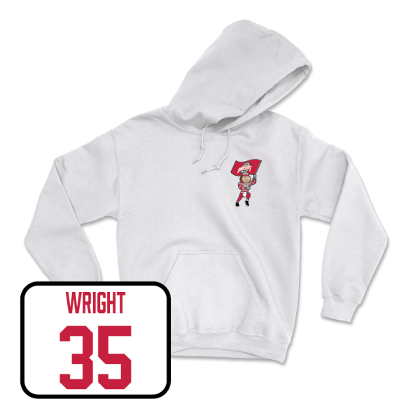 Women s Lacrosse White Brutus Hoodie - Ella Wright on Sale