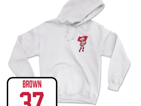 Baseball White Brutus Hoodie - Zach Brown Online Sale