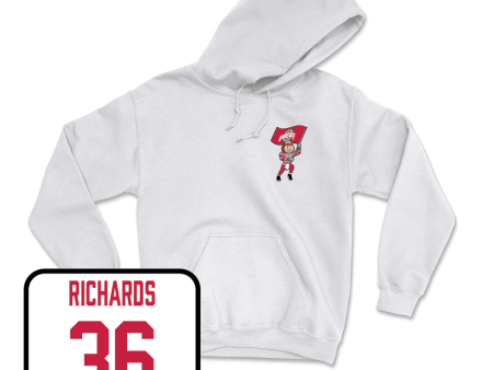 Baseball White Brutus Hoodie - Liam Richards For Sale