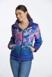 Hibiscus at Night Reversible Jacket Hot on Sale