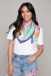 Bird of Paradise silk scarf For Cheap