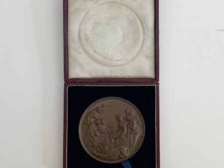 Cased 1862 London International Exhibition Medal for Waterlow & Sons - Bank of England Printers For Cheap