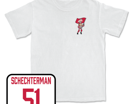 Baseball White Brutus Comfort Colors Tee - Ben Schechterman For Sale