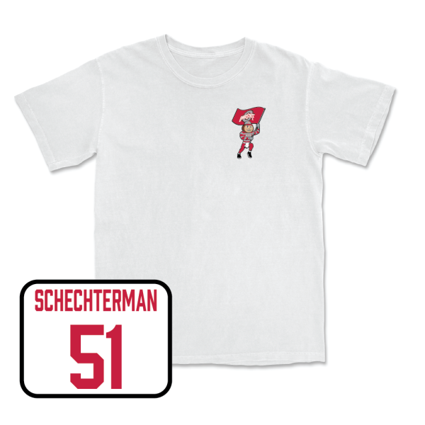 Baseball White Brutus Comfort Colors Tee - Ben Schechterman For Sale