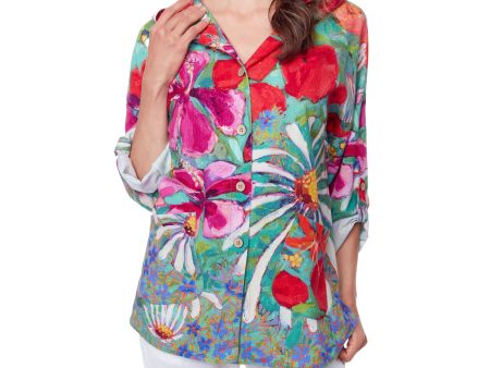 Where Butterflies and Bees Are hoodie button front blouse For Discount