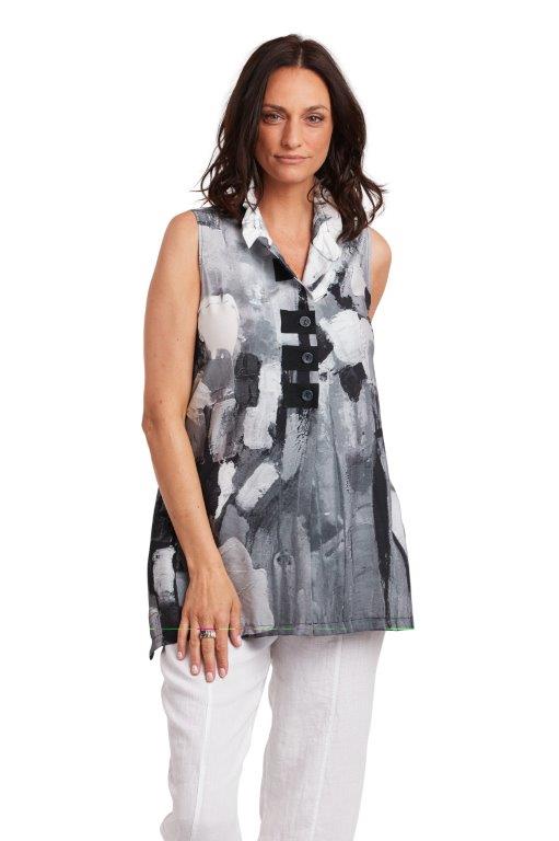 The Earl of Greys Sleeveless Blouse For Discount