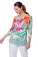 Where Butterflies and Bees Are 3 4-length dolman sleeve top Online Hot Sale