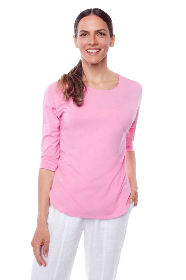 Basics 3 4-length dolman sleeve top For Cheap