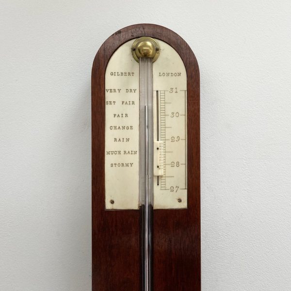 Late Eighteenth Century Mahogany Stick Barometer by Gilbert London For Cheap