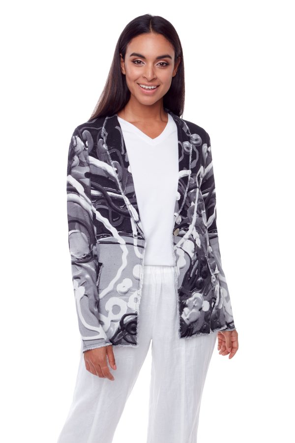 Black & White Festivities and Folly blazer Cheap