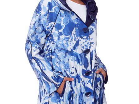 Blue & White: At Lib.reversible coat Fashion