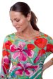 Where Butterflies and Bees Are 3 4-length dolman sleeve top Online Hot Sale