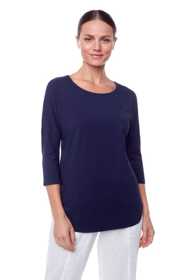 Basics 3 4-length dolman sleeve top For Cheap