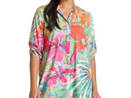 Where Butterflies and Bees Are 3 4-length sleeve shirt dress Online Sale