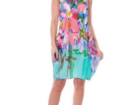 Down by the Ponds Edge sleeveless dress with frill collar Hot on Sale